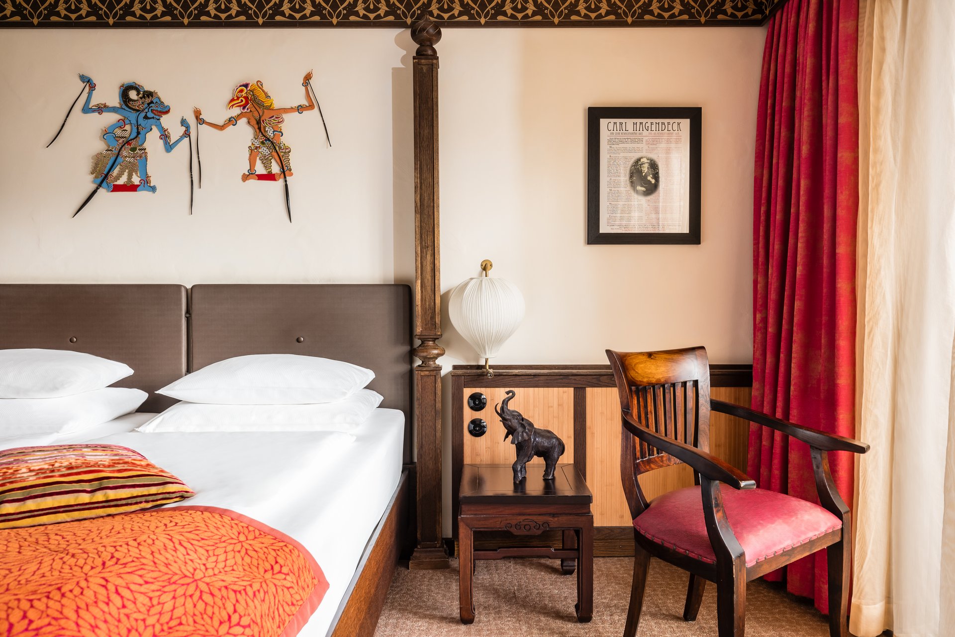 Asien-Themenzimmer im Park-Hotel Hagenbeck – Detailverliebtes Design für höchsten Komfort