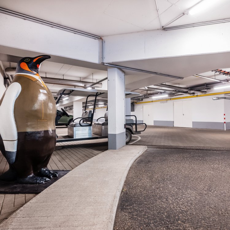 Underground car park at Park-Hotel Hagenbeck