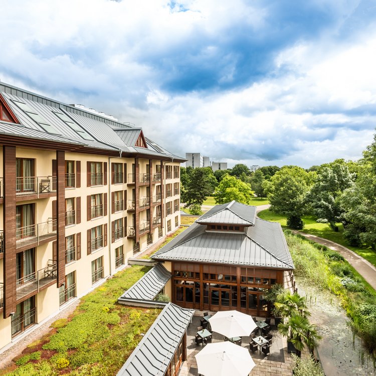 Das Parkhotel Hagenbeck von außen