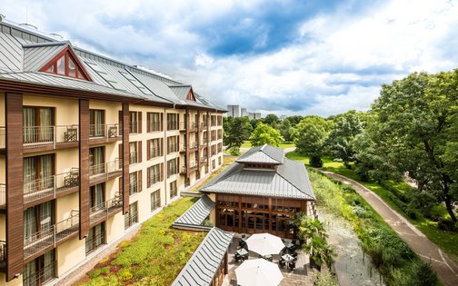 Das Parkhotel Hagenbeck von außen