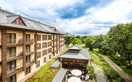 Das Parkhotel Hagenbeck von außen
