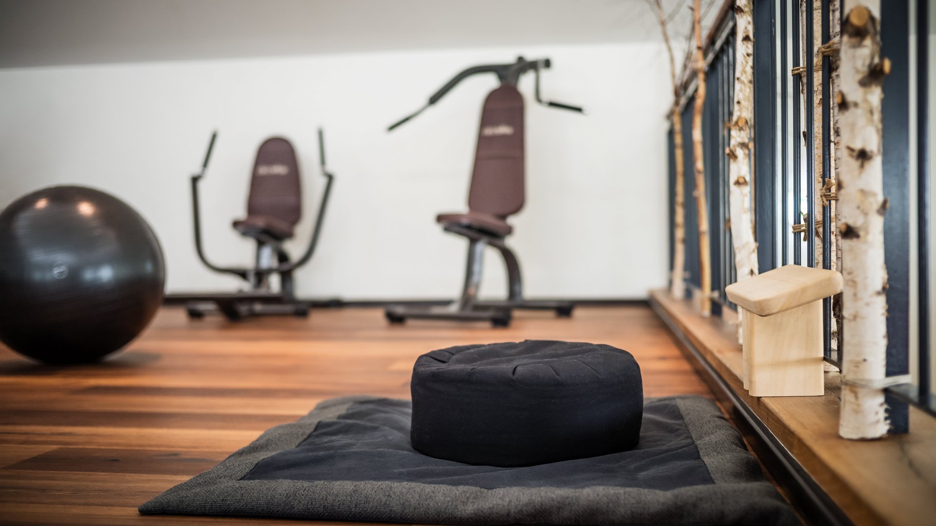 Fitnessbereich mit Trainingsgeräten im Park-Hotel Hagenbeck