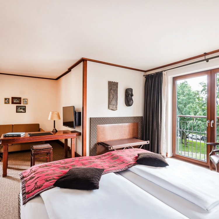 Zimmer mit Balkon im Park-Hotel Hagenbeck